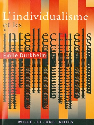 cover image of Les intellectuels et l'individualisme
